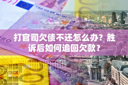 北京打官司欠债不还怎么办？胜诉后如何追回欠款？