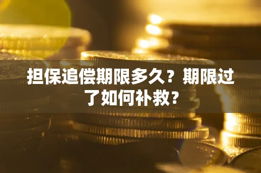 北京担保追偿期限多久？期限过了如何补救？