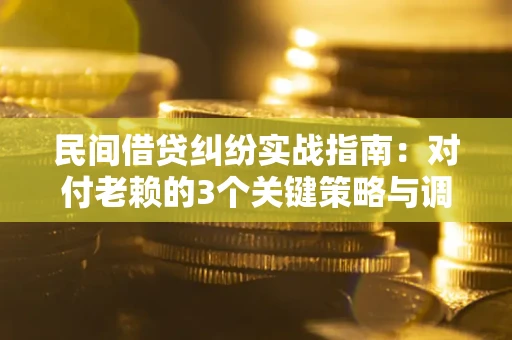 北京民间借贷纠纷实战指南：对付老赖的3个关键策略与调解盲区解析