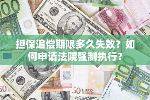 北京担保追偿期限多久失效？如何申请法院强制执行？