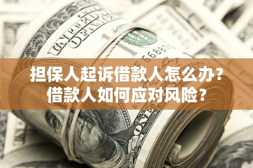 北京担保人起诉借款人怎么办？借款人如何应对风险？